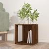 VidaXL Side Table Brown Oak 33x33x34.5 Cm Engineered Wood 816022