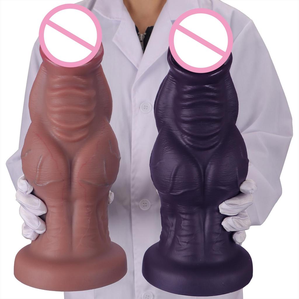 Realistic Silicone Fist Dildo - Super Thick Anal Plug, Large Phallus Erotic Toy