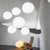 Nordic Minimalist Staircase Chandelier Bubble Glass Light Luxurious Living Room Family Kitchen Restaurant Celing Pendant Lamp