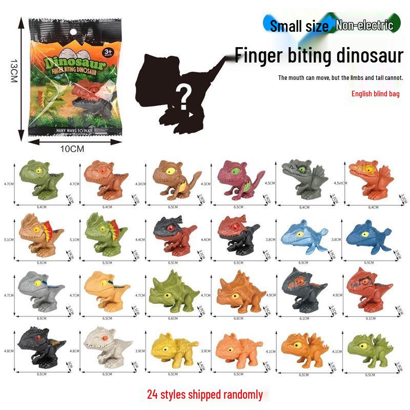 Mini Movable Jurassic Tyrannosaurus Rex Finger Toy Decoration