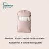 1pc Closet Hanging Organizer Vacuum Bag for Clothes Storage Bag with Hanger Space Saving Clear Seal Bags Wardrobe Compressed Bag
