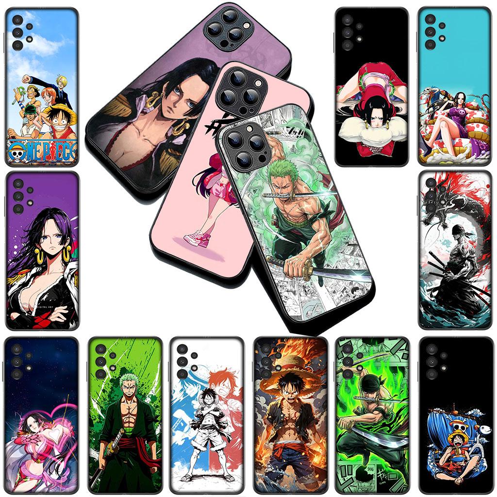 Cover for Motorola Moto G86 G57 E14 E15 G14 G34 G35 G84 G24 A54 G15 Power E22 Case Boa Hancock One Pieces Luffy Roronoa Zoro