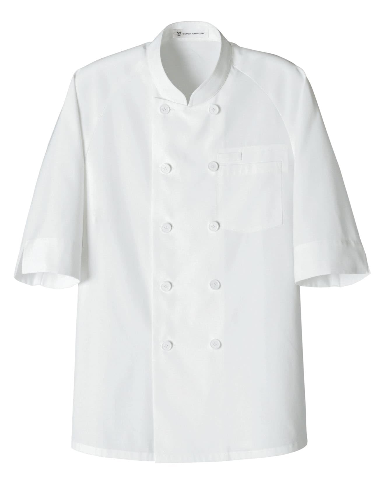 

Seven Uniform 5/8 Sleeve Chef Shirt (Unisex) BA1225 Chef Shirt (Half Sleeve) 0 White 3L
