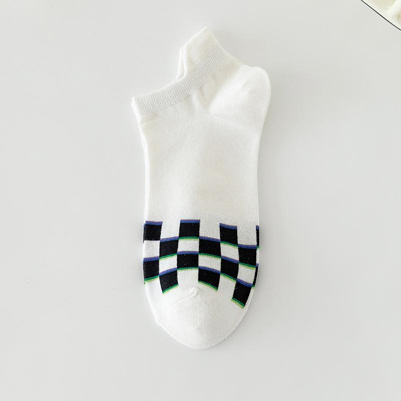 Men's Socks, Summer Thin Polyester-cotton Moisture-wicking Short Socks, Men's Spring and Summer Sports Breathable Boat Socks