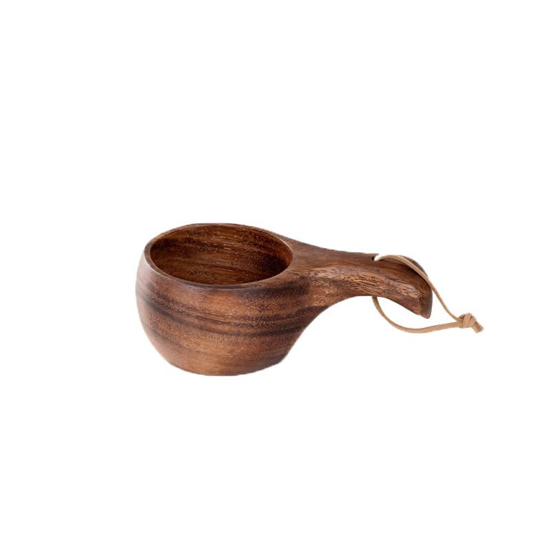 Wooden Finnish Style Handle Mug