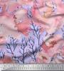 Soimoi Japan Crepe Satin Fabric Peony Watercolor Printed Craft Fabric by the metre 42 Inch