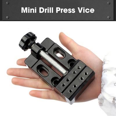 Mini braçadeira plana 57mm torno de bancada multifuncional braçadeira de bancada mini furadeira vice ferramenta para diy