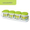 Chahua 4-Piece Plastic Seasoning Jar Set