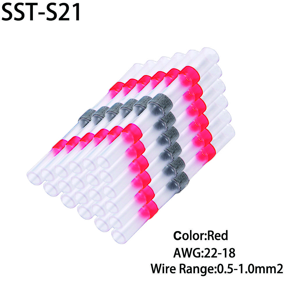 Heat Shrink Terminals Waterproof Solder Ring Seal Electrical Connectors Wire Cable Splice Kit Automotive Marine 0.25-6mm²