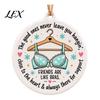 Hanging Decorations for Fireplace Funny Friendship Christmas Pendant, Durable Acrylic Ornament, Creative Xmas Decorative Party Supplies Festival Tree