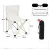Portable Camping Chair with Backrest