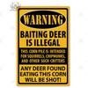 Beware Vintage Tin Sign Plaque Metal Plate Guard Dog Signs for No Trespassing Farmhouse Wall Art
