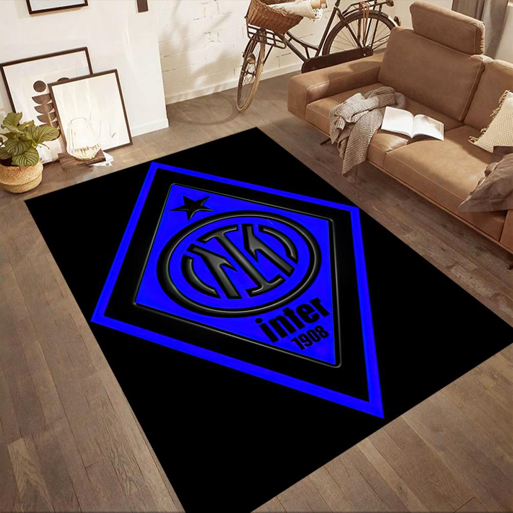 Inter Milan Carpet Perfect For Bedrooms Decorate Room Dining Room Kitchen Antislip Carpet Office Home Decor