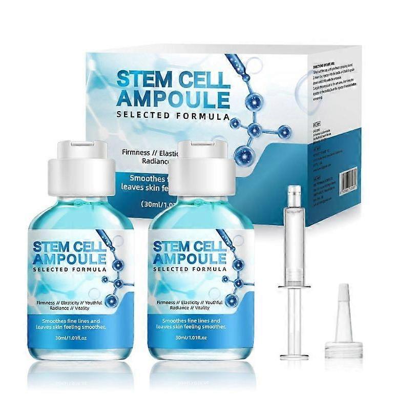 Stem Cell Serum for Face 2 Pcs Microneedling Serum Ampoule Booster, Anti-Aging Skin Care for Wrinkles, Scars, Hydration & Rejuvenated Skin