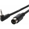 BOSS BOSS TRS/MIDI CABLE BMIDI-5-35 1.5m/3.5mm TRS BK BLACK