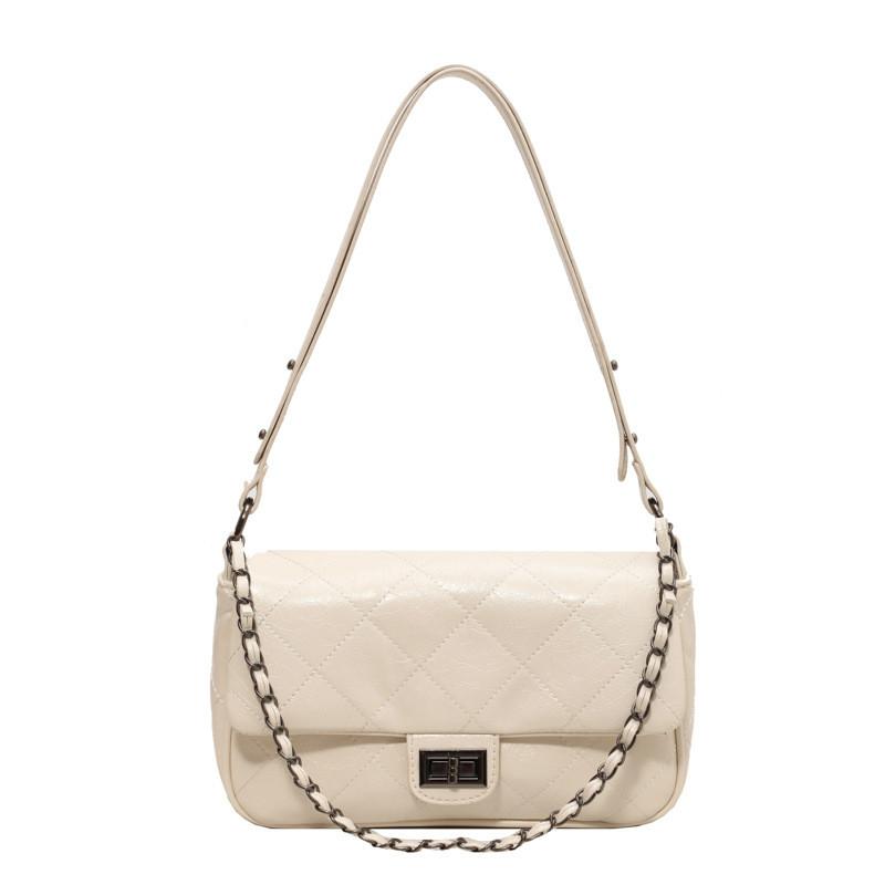 IELGY Fashion Trend All-Match Diamond Chain Bag Exquisite One-Shoulder Messenger Underarm Bag