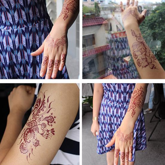 Waterproof Lace Geometric Tattoo Sticker Party Choker Temporary Body Art Decal