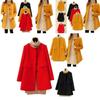 Elegant Women Winter Duffle Coats In Stylish Peacoat Design With Buttons
