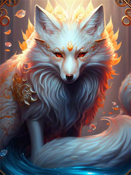 5D Diamond Painting New Arrivals Fox Mosaic Embroidery Animal Fantasy Full Square Round Home Decor