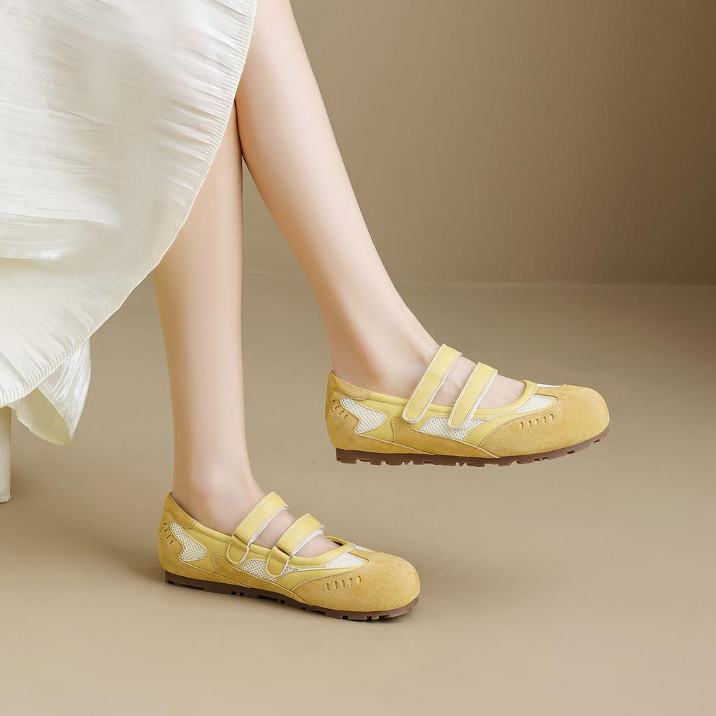 Flat Bottomed Mary Jane Shoes for Women, Spring/summer 2026 New Versatile Shallow Mouth Single Shoes with Skirts, Casual Women's Shoes, Comfortable