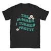 2025 The Summer I Turned Pretty Daisy Cute  Graphic Print T Shirts Men Women  100% Cotton  Tee Shirt Clothing