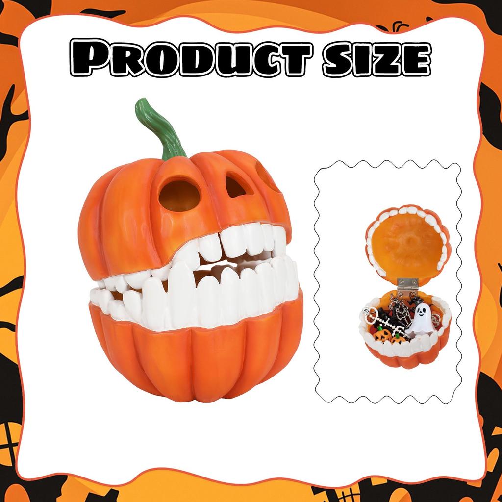 Halloween Storage Box Ornaments, Party And Funny Atmosphere Decoration Props, Festival Resin Handicrafts