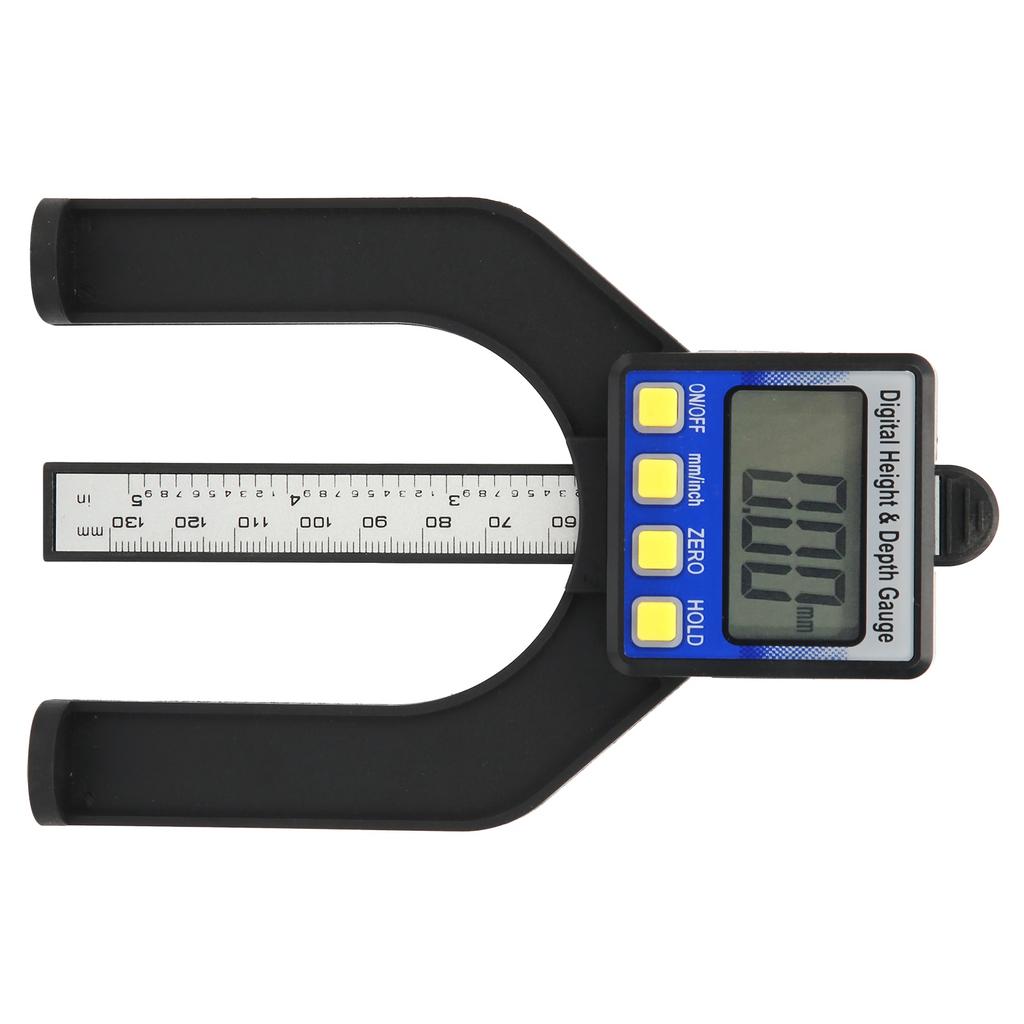 Electronic Height Depth Gauge Digital Display Woodworking Ruler Measure Tool 0‑80mm