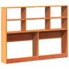 Headboard with Storage Space Wax Brown 150 Cm Solid Pine Wood