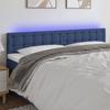 VidaXL LED Headboard Bedroom Furniture Double Bed Accessory Head of Bed Frame Interior Blue 3122074