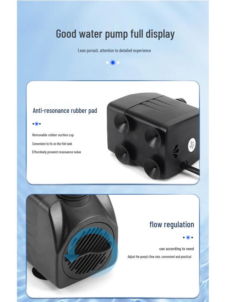 Leise Tauchwasserpumpe für Aquarium & Umbau ländliche Toilette