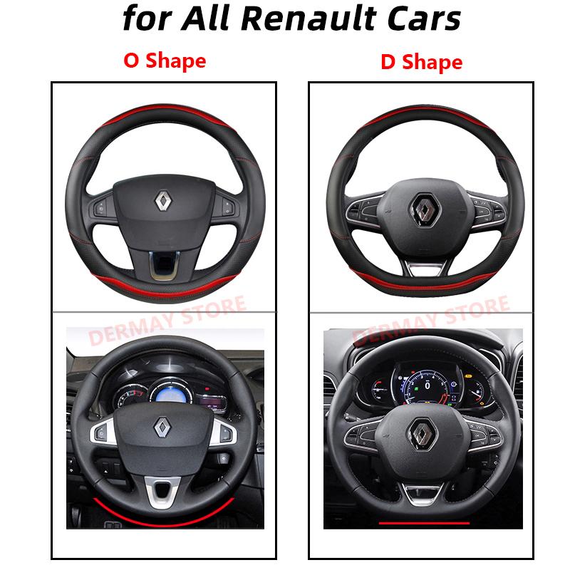 Lenkradbezug für Renault Scenic Clio Laguna 2 3 4 5 Kangoo Fluence Megane Trafic Talisman Twingo Kaptur Auto