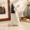 Ceramic Christmas Tree Decor with Warm Glowing Light - Festive Tabletop Ornament for Holiday Home Decor