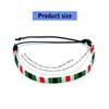 Unique Arab Inspired Cotton Wristband Adjustable Handchain Handmade Multicolor Wristchain Ornament for Trendy Outfits