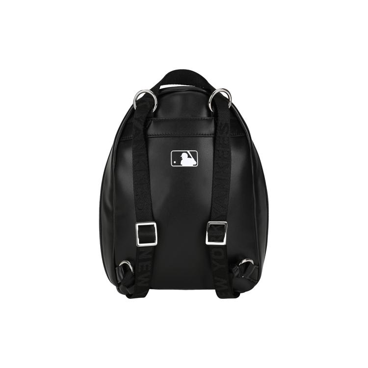 New MLB Polyester With PU Backpack Shoulder Bag, Crossbody Bag Regular Unisex Black 32BGP4941-50L