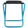 Blue Outdoor Mini Folding Stool Portable Camping Aluminum Alloy Foldable Chair for Fishing Climbing Barbecue