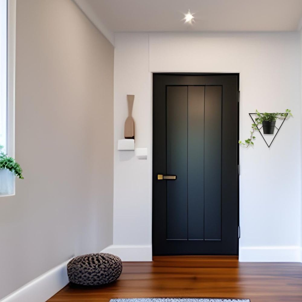 Kawabata Trading Wall Decor, Wall-Mounted Planter, Size 3 Pot, Iron, Modern, Stylish, Black, Entryway, Living Room, Interior Decor, Flower Pot