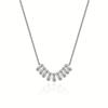 925 Sterling Silver Small Beads Necklace for Women Minority Simple Summer Little Fresh Cold Style All-Match Lucky Beads Clavicle Chain