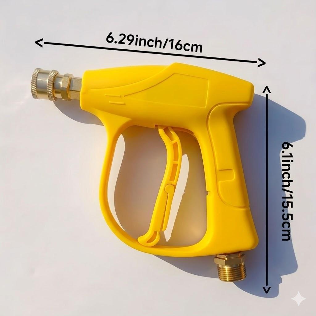 Heavy Duty 4000PSI Pressure Washer Gun, M22-14mm Thread Power Washer Spray Gun with 5-Pack Quick Connect Nozzles