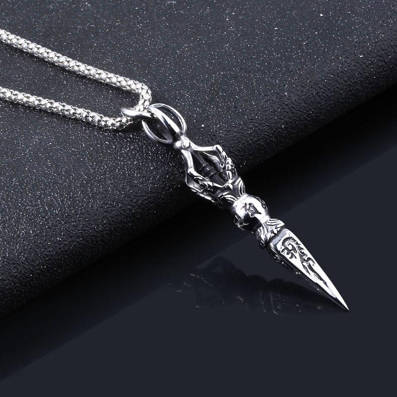Pendant Alloy Vajra Necklace Alloy Geometric Jewelry Pendant For Fashion Casual