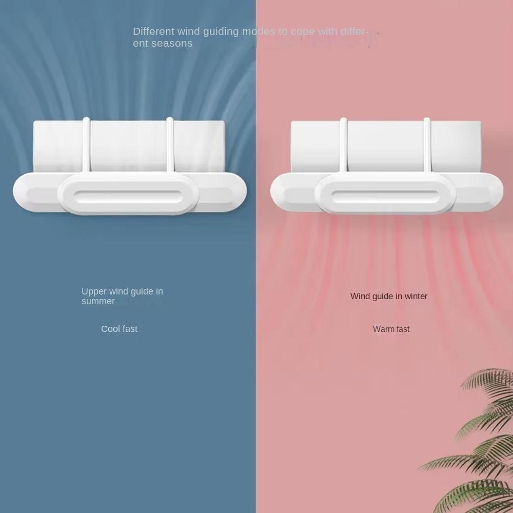 Wall-Mounted Air Conditioning Wind Shield Adjustable Telescopic Air Outlet Baffle  Room