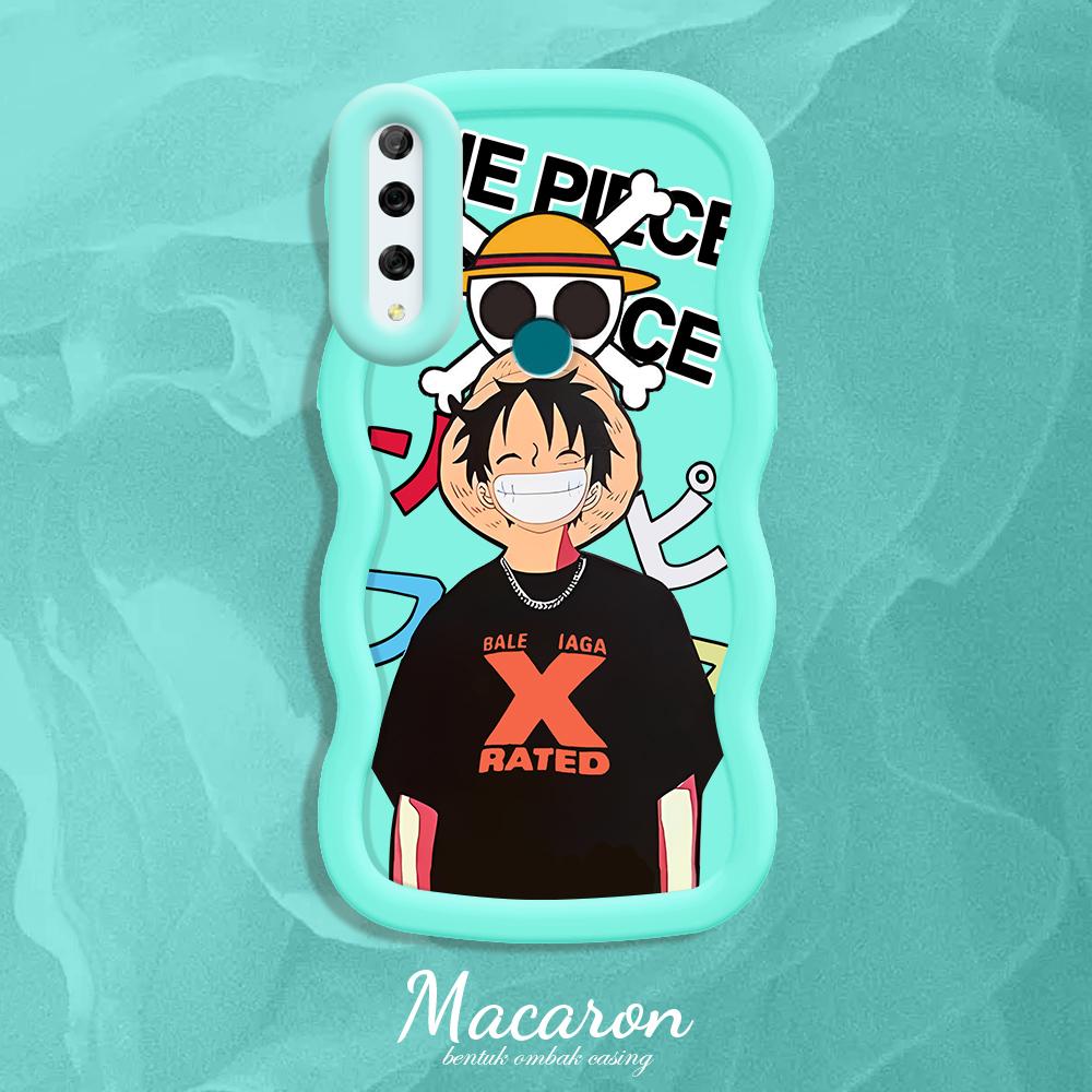 

Окрашенный узор Big Wave Edge Мягкий силиконовый материал Macaron чехол для телефона противоударный защитный резиновый чехол для iPhone Huawei Honor Infinix Tecno Tecno Pova 6 Neo синий