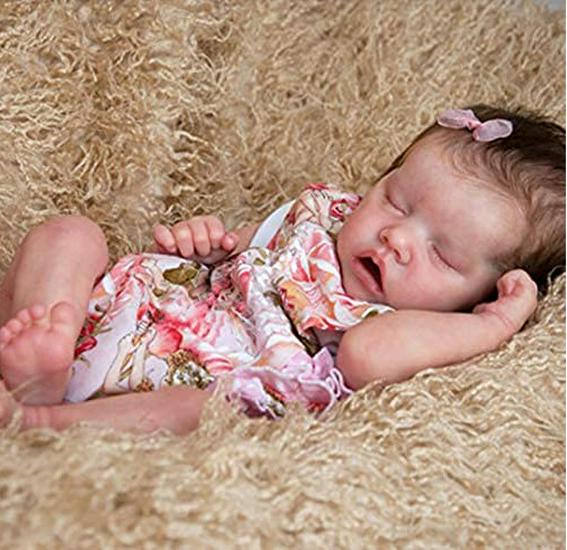 18-Inch Sleeping Twin A Reborn Baby Doll - Girl