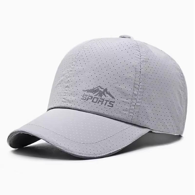 Summer quick-drying men's and women's baseball hats fashion sports outdoor caps breathable sunscreen visors