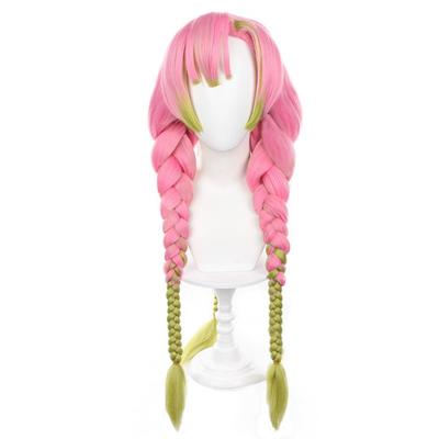 Ekienn Kanroji Mitsuri Cosplay Wig, Heat-Resistant, Anime Costume, Halloween, Party, Event, Costume, Wig, Disguise, Party, Event