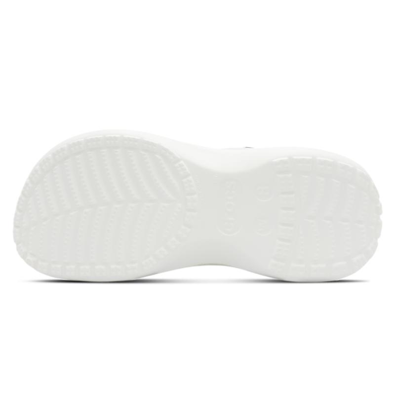 Crocs Classic Platform Clog Sweet Rose Cat Pink Gradient EVA Sweet Girl Hole Shoes Unisex White