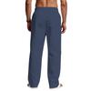Mens Linen Trousers Work Trousers Men Casual Chinos Trousers Men Relaxed Fit Mens Cargo Trousers for Men UK