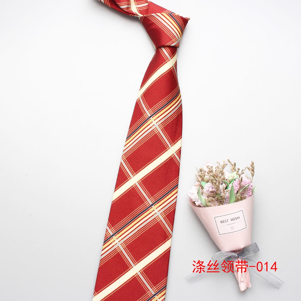 9Cm Men'S Tie, Polyester Silk Exquisite Printed Tie, Business Casual Suit Tie