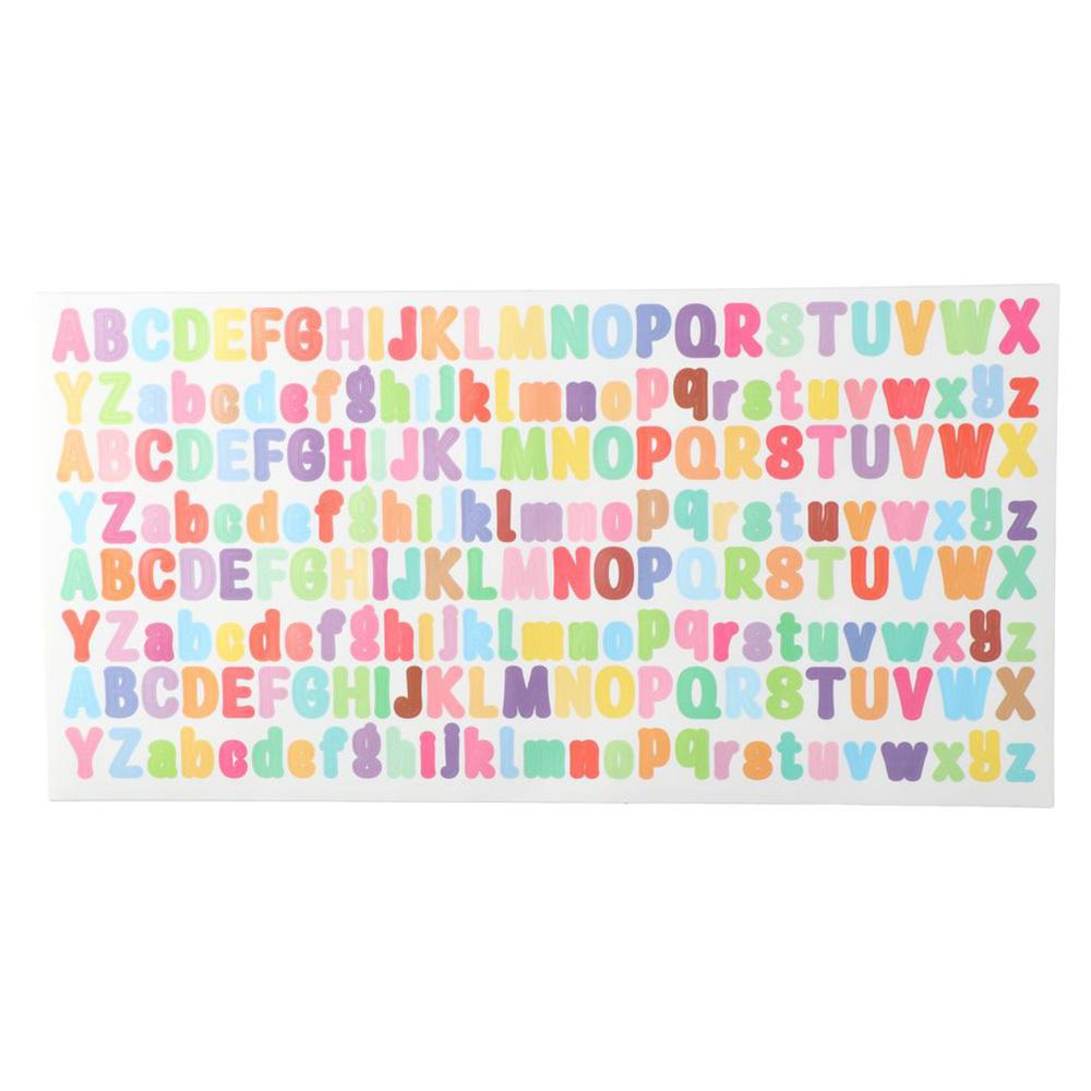 

Multicolored Stickers PVC Self-Adhesive Stickers Scrapbooking Supplies Alphabet Stickers for DIY