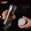 Portable Double-Layer Glass Tea Infuser Bottle