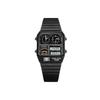 Quartz Movement Stainless Steel Strap Watch Unisex Black Dial JG2105-93E